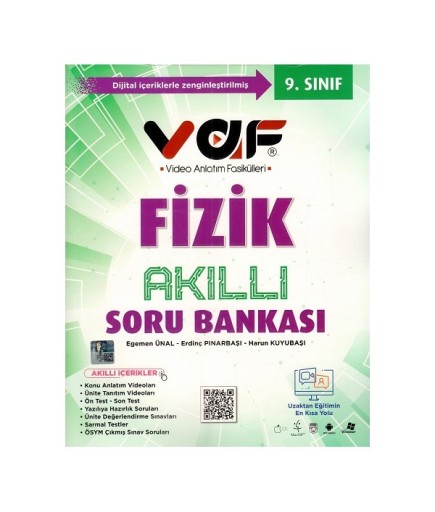 VAF 09.SINIF SORU BANKASI FİZİK - 2022-23