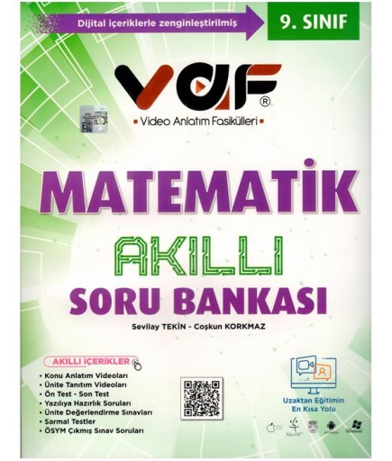 VAF 09.SINIF SORU BANKASI MATEMATİK - 2022
