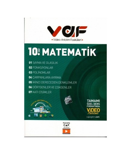 VAF 10.SINIF FASİKÜL MATEMATİK - 2022-23