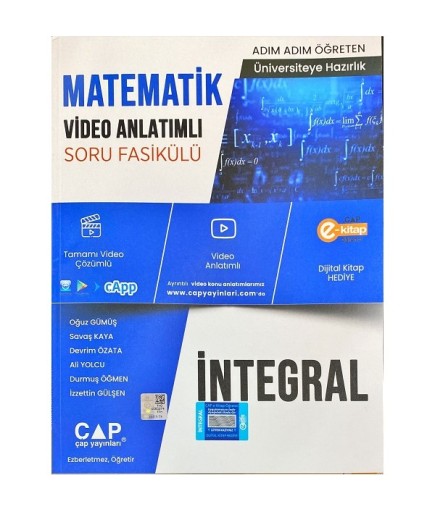 ÜNİV. HAZ MATEMATİK KA-SB İNTEGRAL - 2024-25