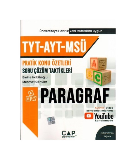 ÜNİV. HAZ TÜRKÇE MSÜ PARAGRAF - 2024-25