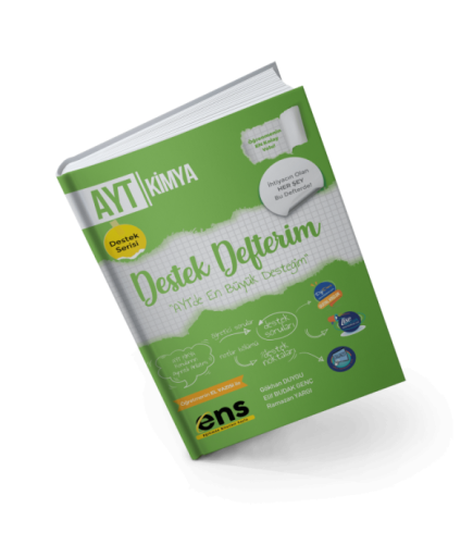 ENS YKS AYT DESTEK DEFTERİM KİMYA - 2024-25