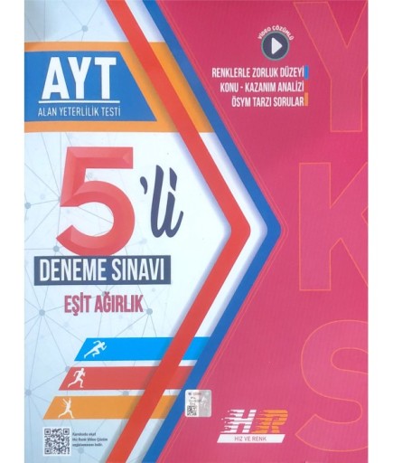 YKS AYT HIZ ve RENK DENEME 5Lİ E/A VİDEO - 2023-24