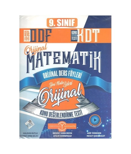 ORİJİNAL 09.SINIF MATEMATİK ODF-KDT SETİ - 2024-25