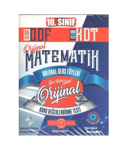 ORİJİNAL 10.SINIF MATEMATİK ODF-KDT SETİ - 2023-24
