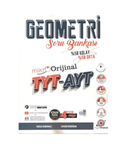 MİKRO ORİJİNAL YKS TYT AYT S.B. GEOMETRİ - 2024-25