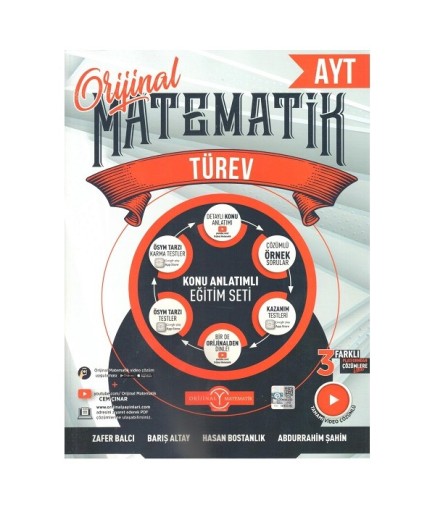 ORİJİNAL YKS AYT K.A. MATEMATİK TÜREV - 2024