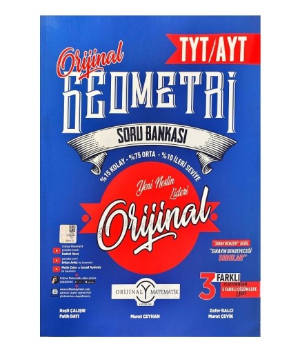 ORİJİNAL YKS TYT AYT S.B. GEOMETRİ - 2024-25
