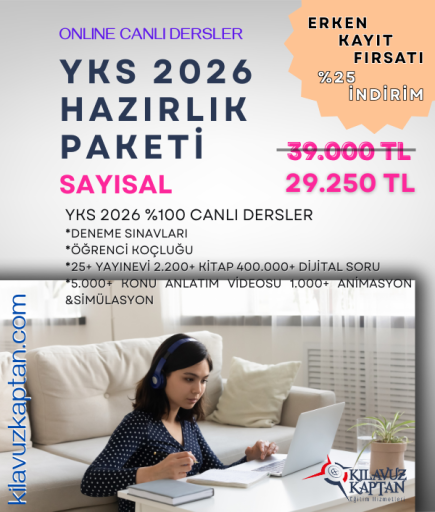 YKS 2026 HAZIRLIK PAKETİ - SAYISAL